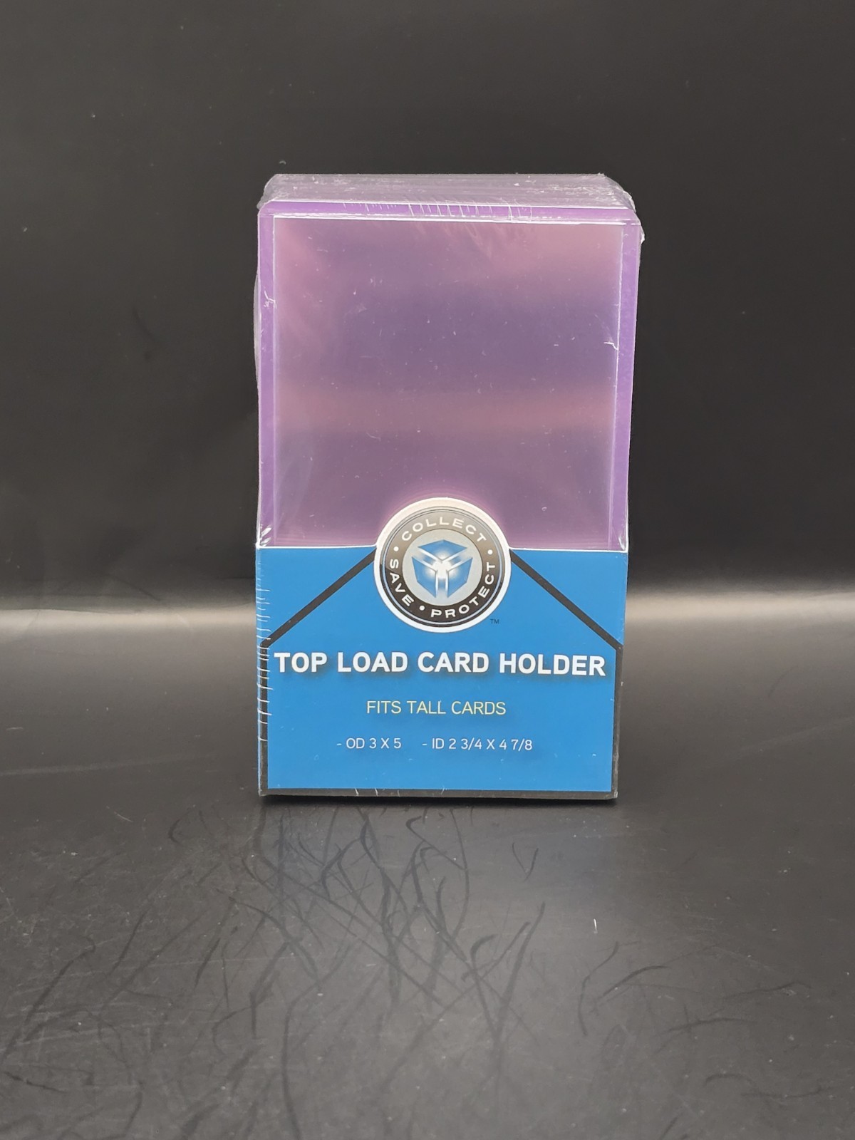 25x CSP Tall Card Toploaders plus 100x BCW Sleeves Tall Boy Top Loaders