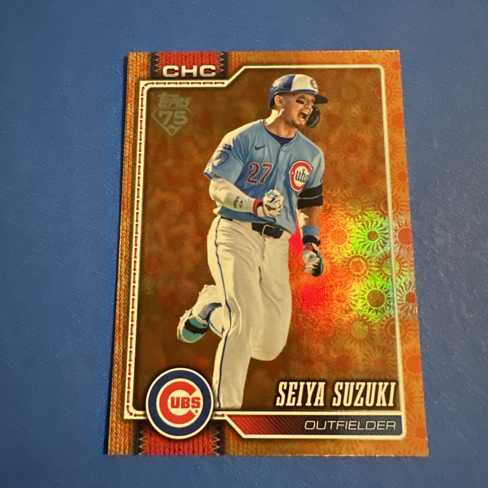 2026 Topps Series 2 Orange Sun Foil #685 Seiya Suzuki