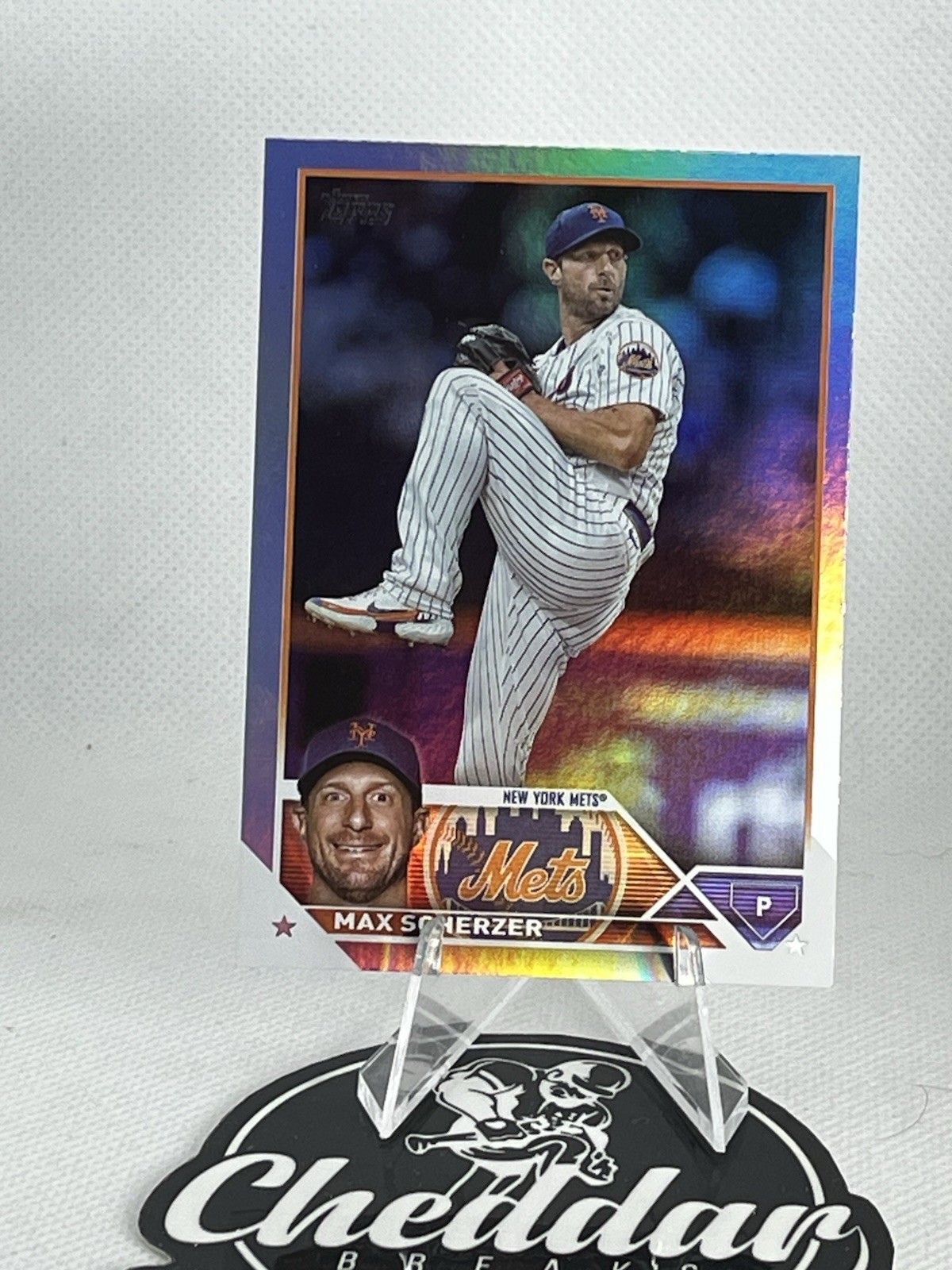 2023 Topps Series One Max Scherzer Rainbow Foil #21
