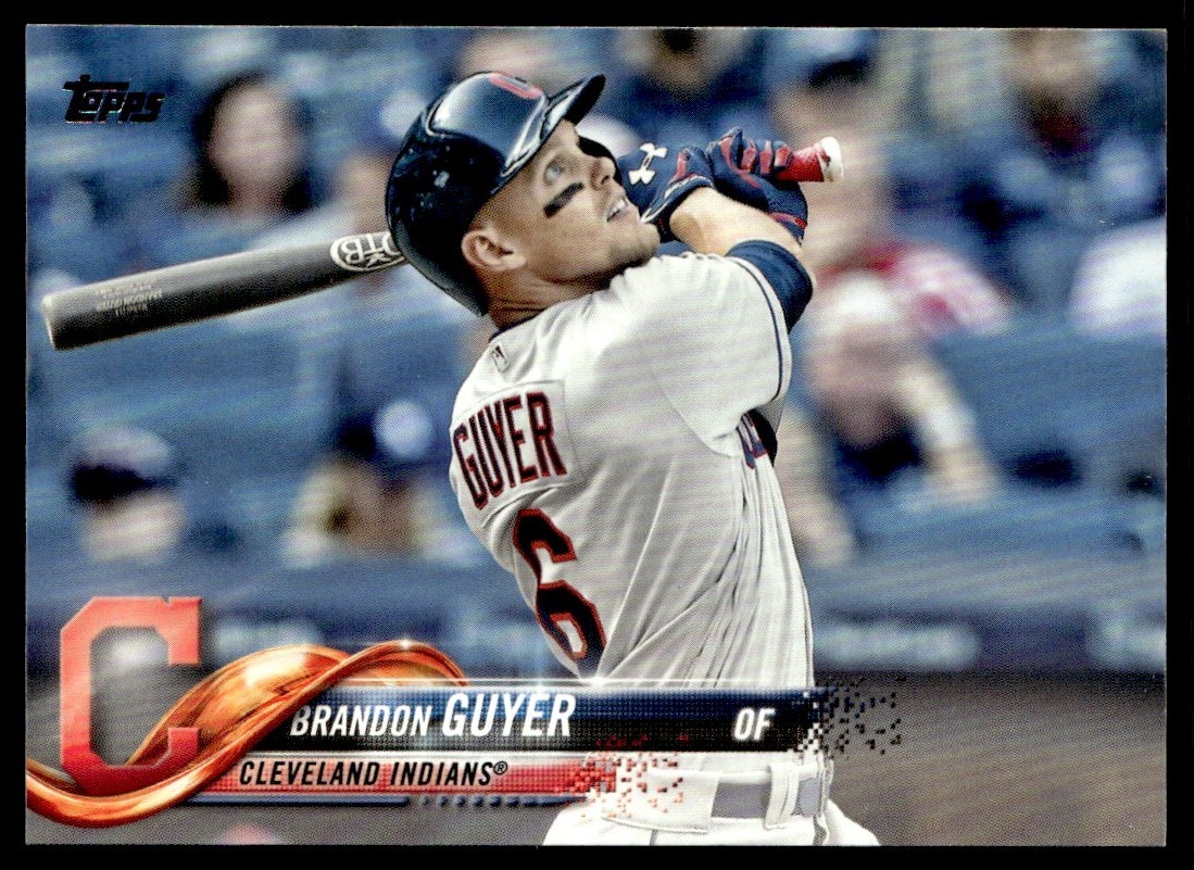 2018 Topps Brandon Guyer Cleveland Indians #382