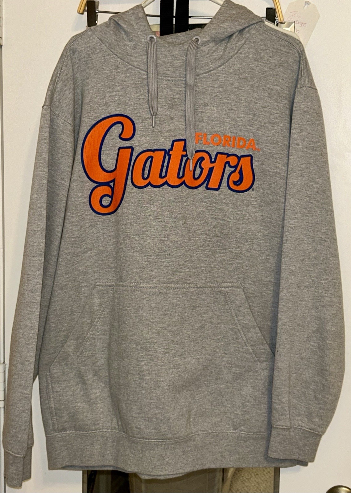 Vintage Florida Gators Hoodie Mens XL Gray Pullover Sweatshirt Champs Sports