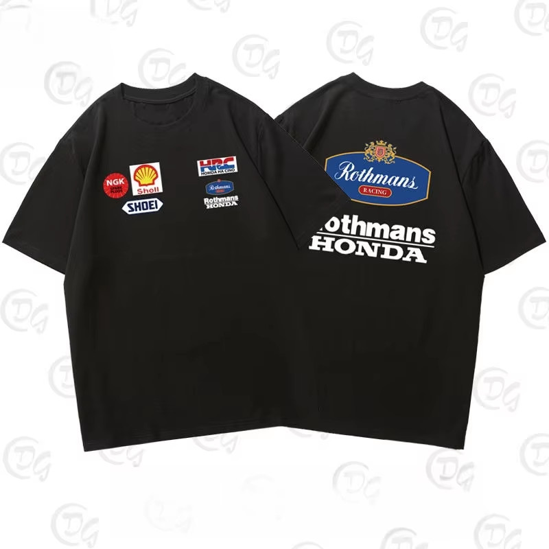 Rothmans Honda Racing HRC Retro Superbikes /Cotton T-Shirt – Colour Options