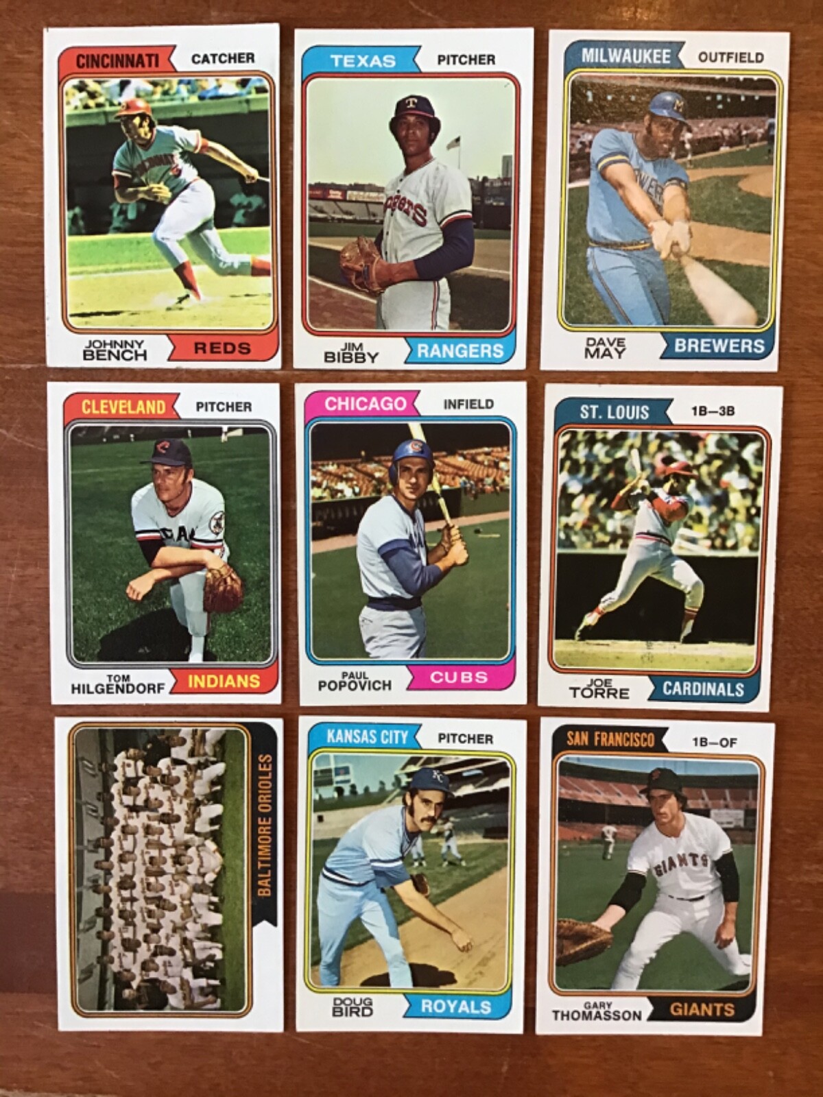 1974 TOPPS BASEBALL Pick your own Commons and Stars (3/$1)