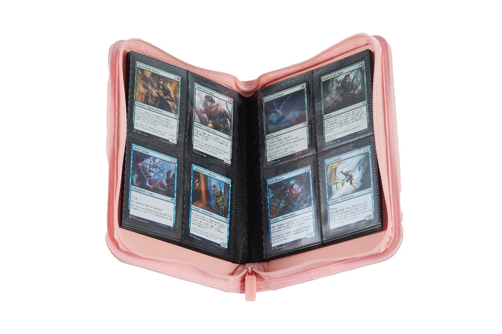 Pro Safe 4-Pocket Zippered PRO-Binder Album pink – Free Ship