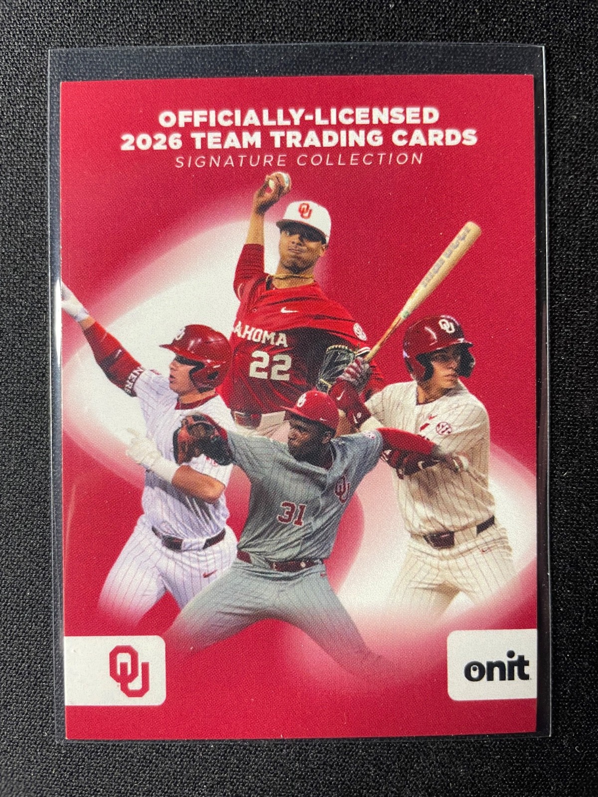 2026 Onit Athlete Oklahoma Sooners Baseball You Pick Free Shipping!!!