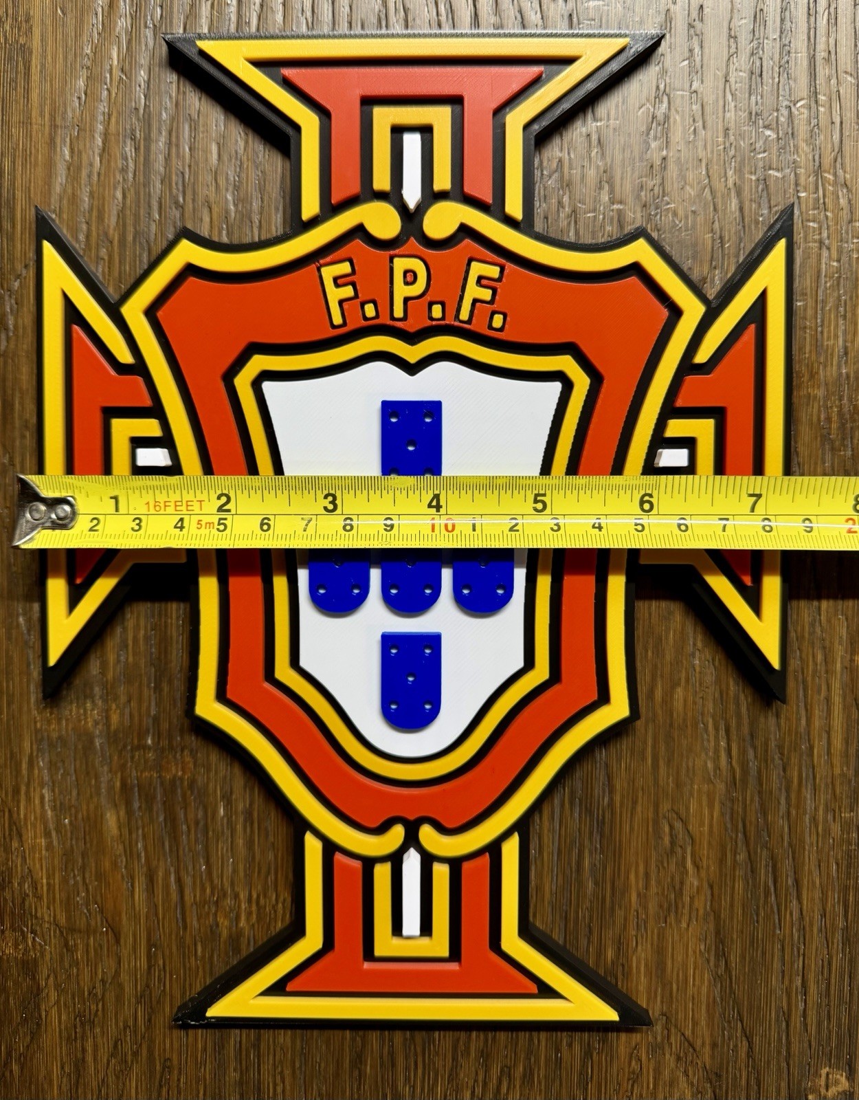 Portugal National Soccer Team Crest Sign World Cup Fan Decor