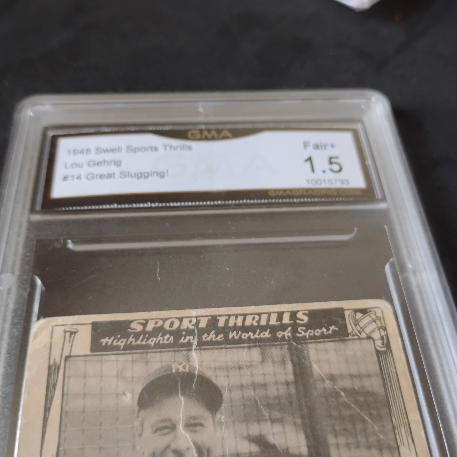 1948 Swell Lou Gehrig #14 GMA 1.5 Graded
