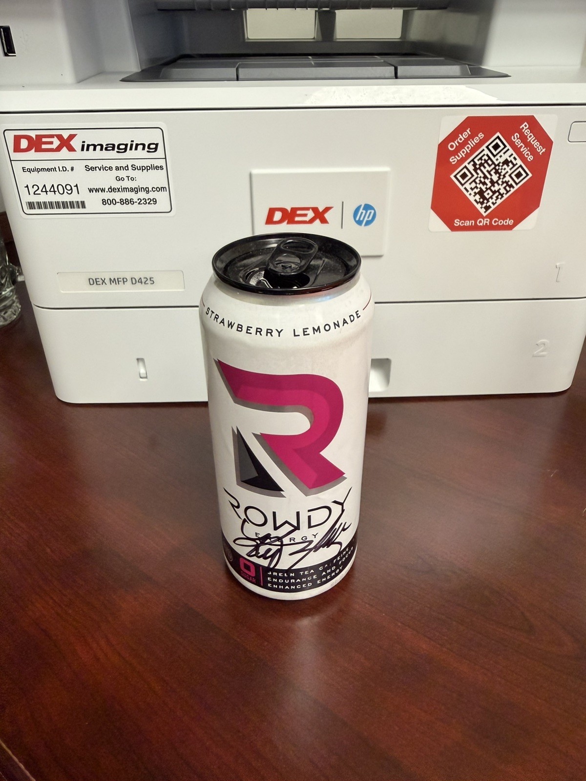 -SIGNED- ROWDY Kyle Busch ENERGY DRINK Can Autograph