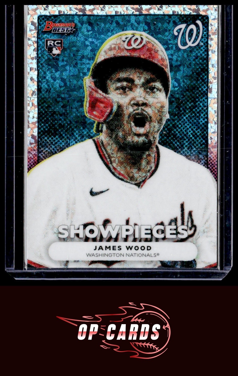 James Wood 2025 Bowman’s Best #BS-1 Bowman Showpieces Mini-Diamond Refractors