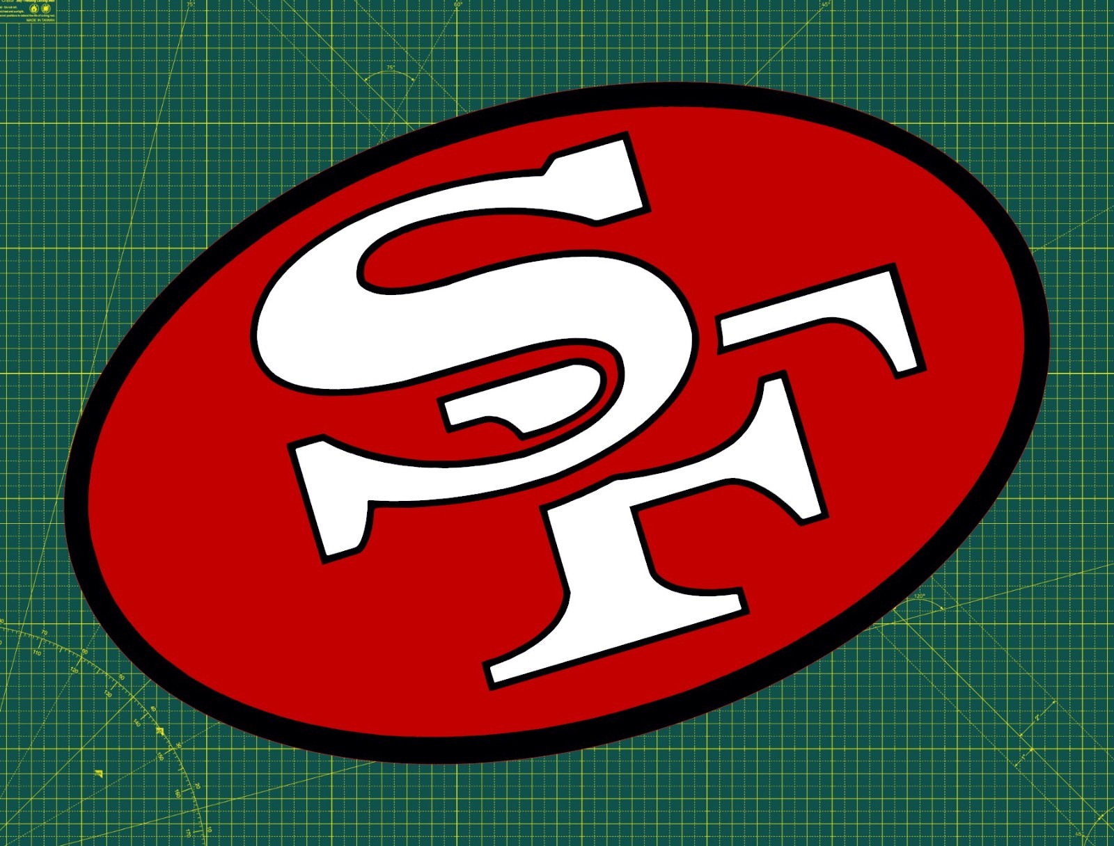 49ers Throwback Water Proof UV Safe Glossy Vinyl Decal / Sticker Multiple Sizes