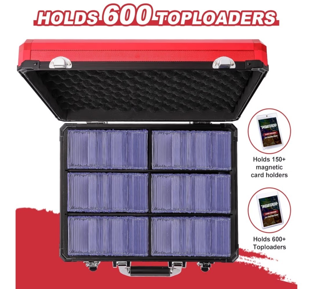 tombert (2025 New Upgrade) Toploader Storage plus Box for 3″ x 4″ 35pt Rigid,…