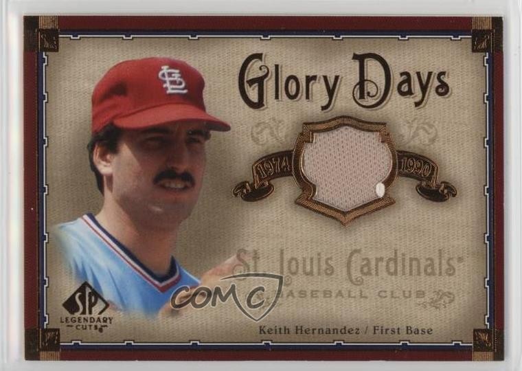 2005 SP Legendary Cuts Glory Days Jerseys Keith Hernandez #GD-KH 4f5