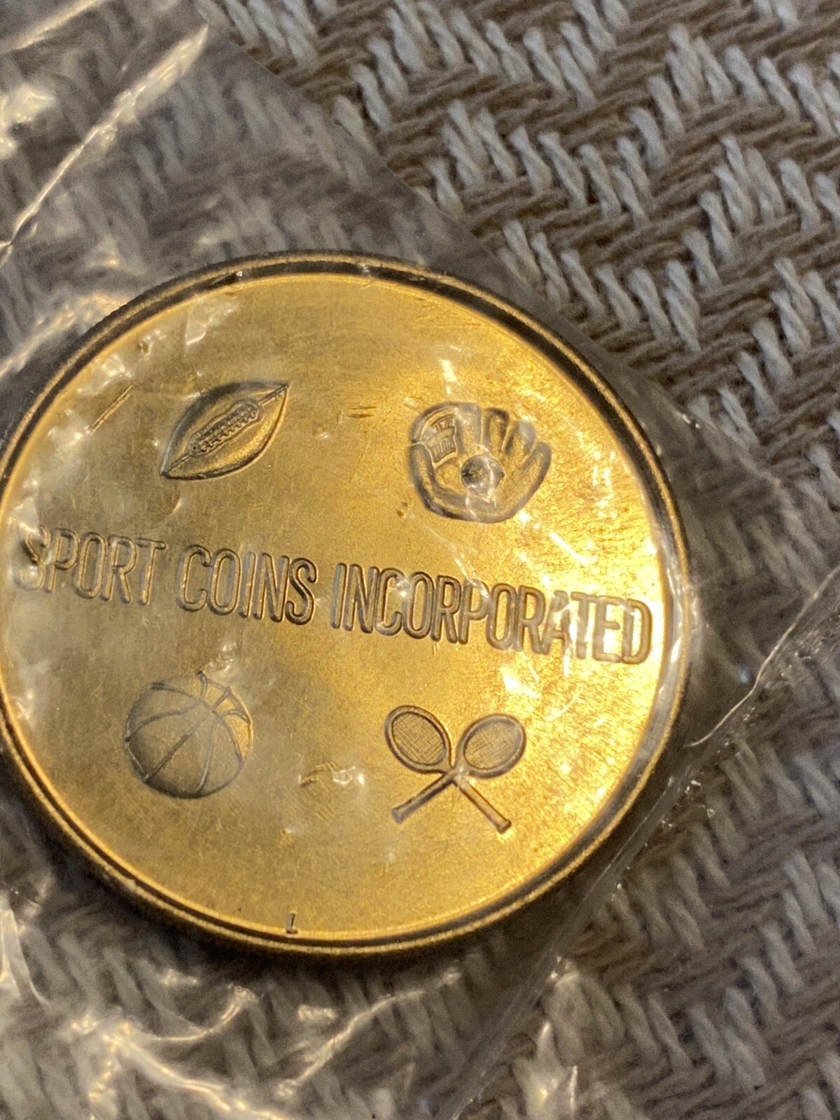 Babe Ruth Greatest Player Of All Time Coin ~ Sport Coins Inc. Sealed in Bag!!!!!
