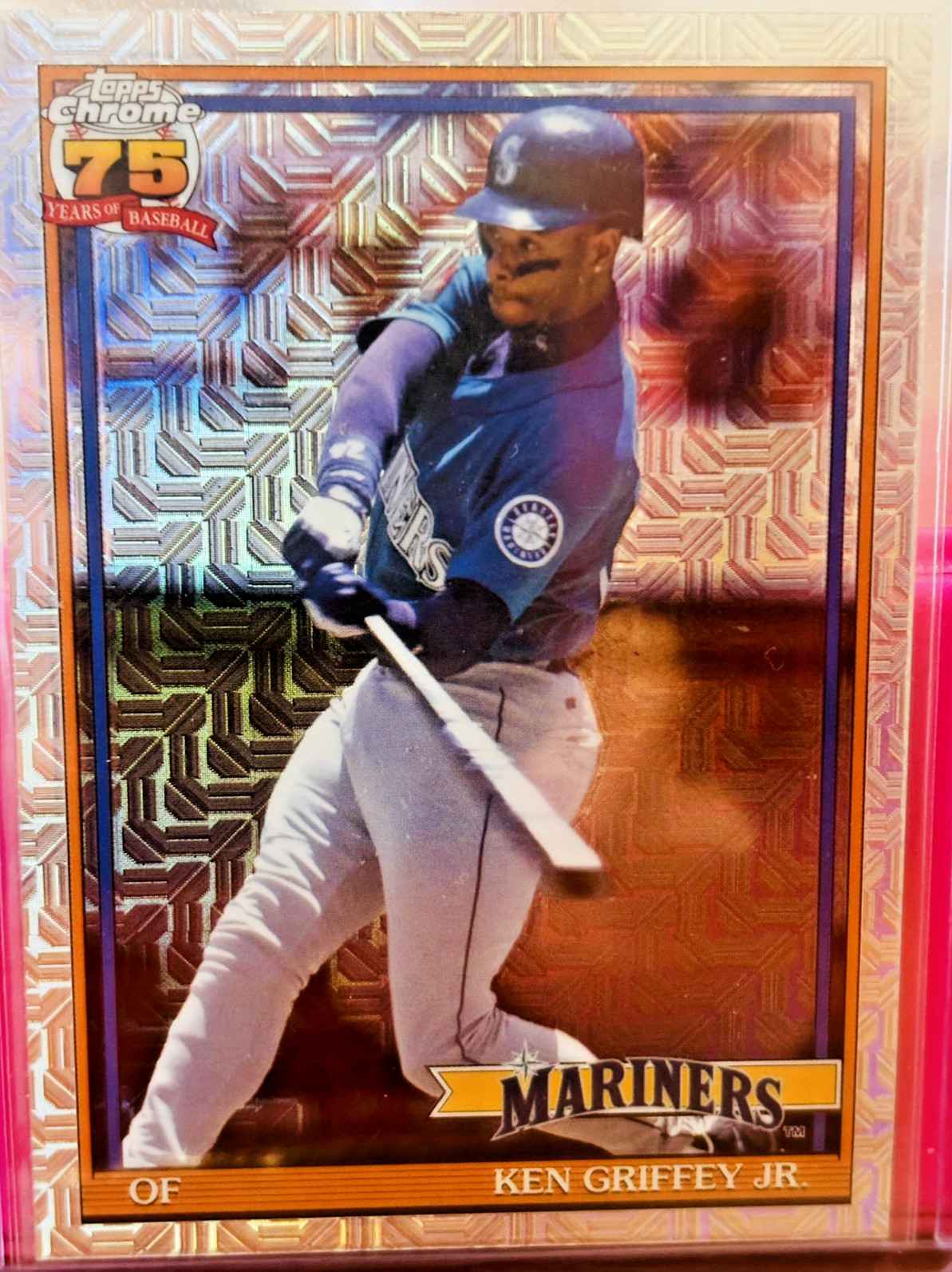 2026 Topps Chrome Ken Griffey Jr 1991 Silver Pack Inster Mojo Refractor 91C-51