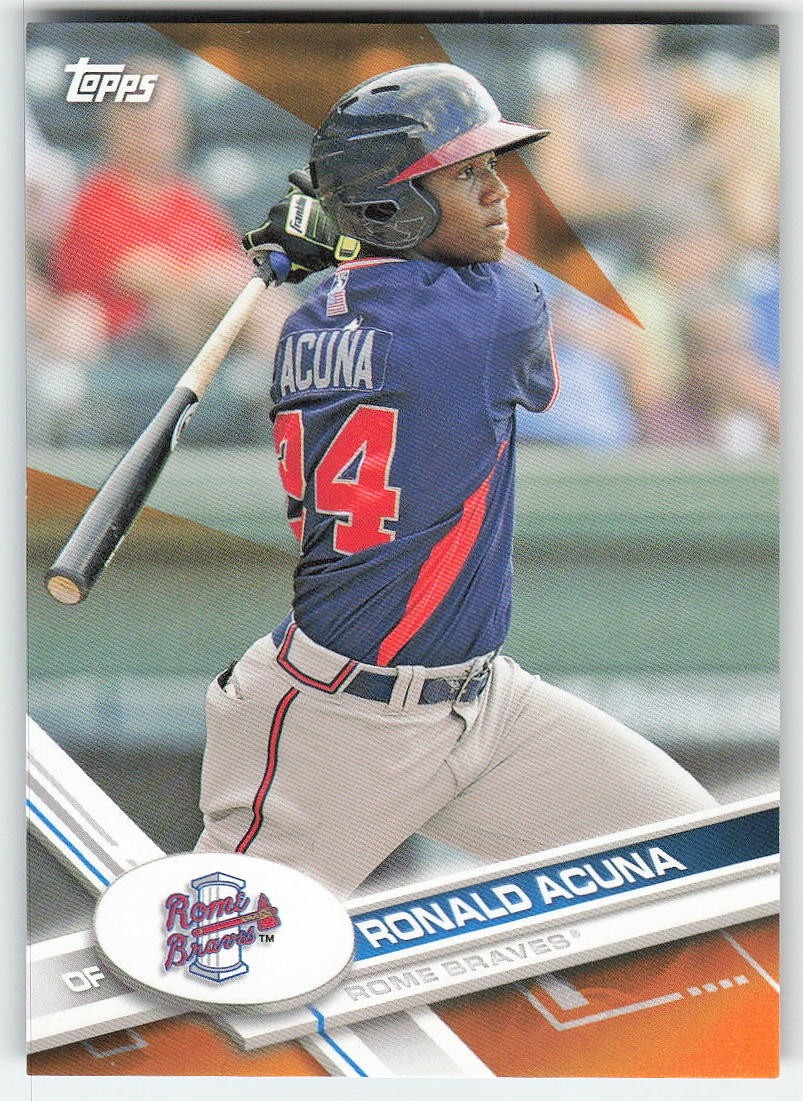 2017 Topps Pro Debut #155 Ronald Acuna BASEBALL Rome Braves