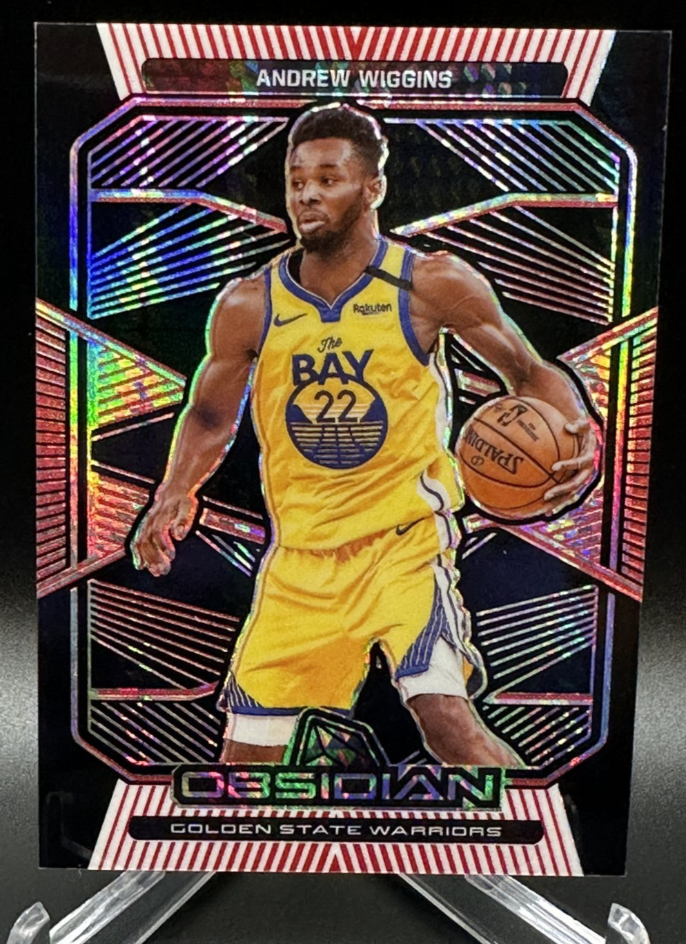 2019 Obsidian Andrew Wiggins ULTRA RARE /8 Lucky Envelopes Golden State Warriors