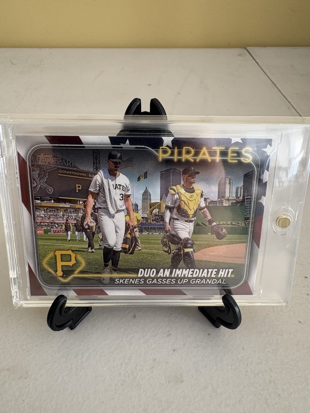 2024 TOPPS UPDATE INDEPENDENCE DAY TEAM COMBOS PAUL SKENES /76