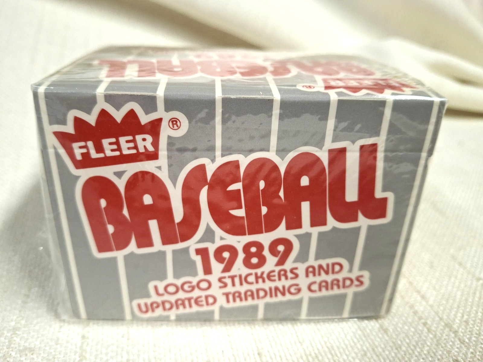 1989 FLEER MLB Baseball~Logo Sticker & Updated Trading Card Set ~Factory Sealed