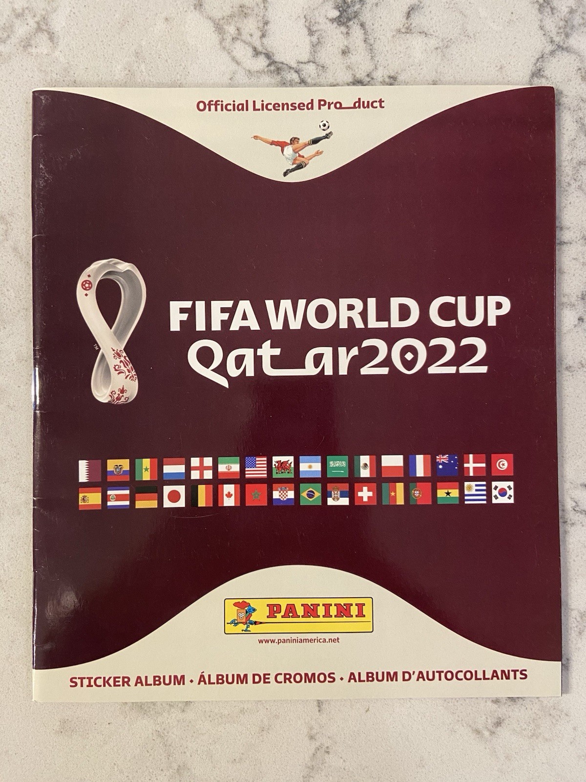 FIFA World Cup Qatar 2022 Sticker Album With 5 Panini Sticker Packets….NEW