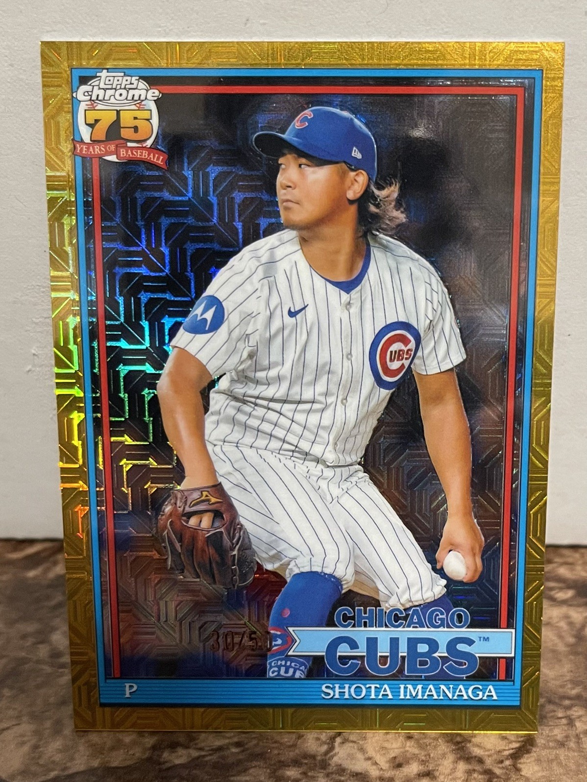 2026 Topps Series 1 – 1991 Topps Mojo Shota Imanaga #91C-67 Gold Refractor /50