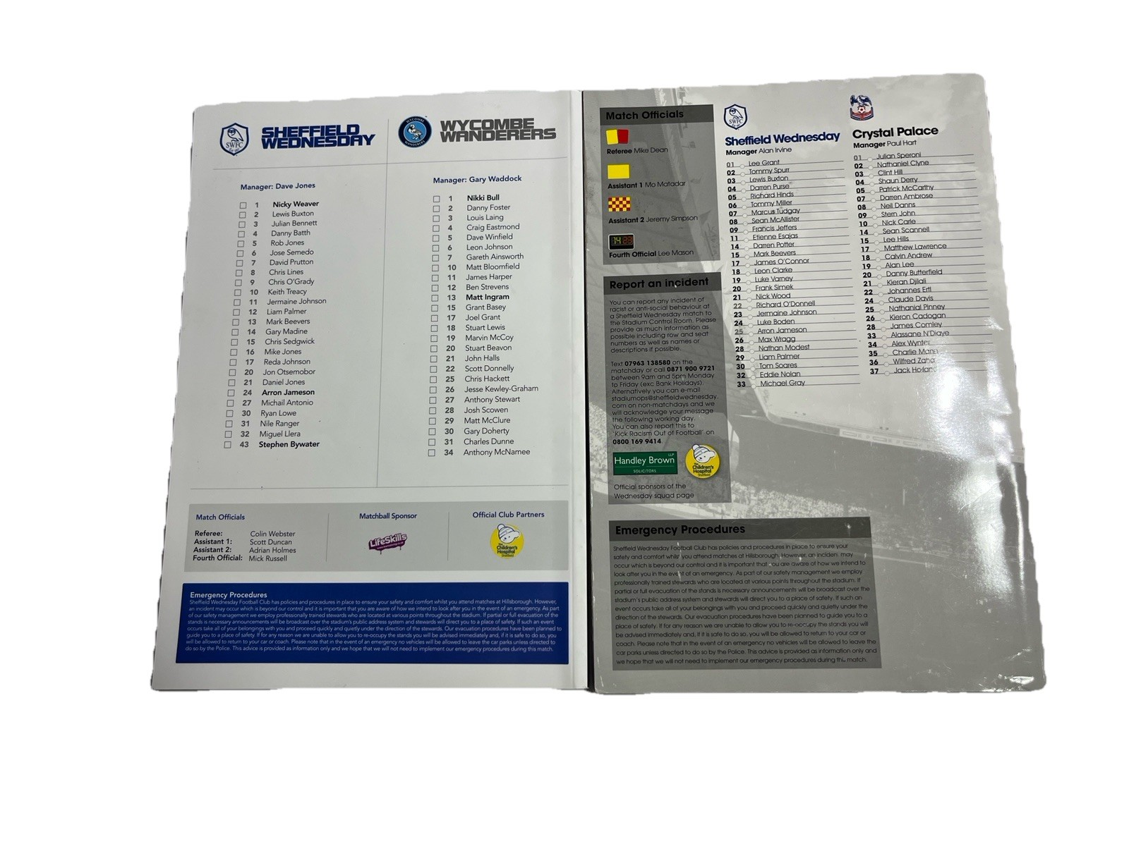 Sheffield Wednesday Official Match Day Magazine 2 May 2010 & Season 2011/12 #30