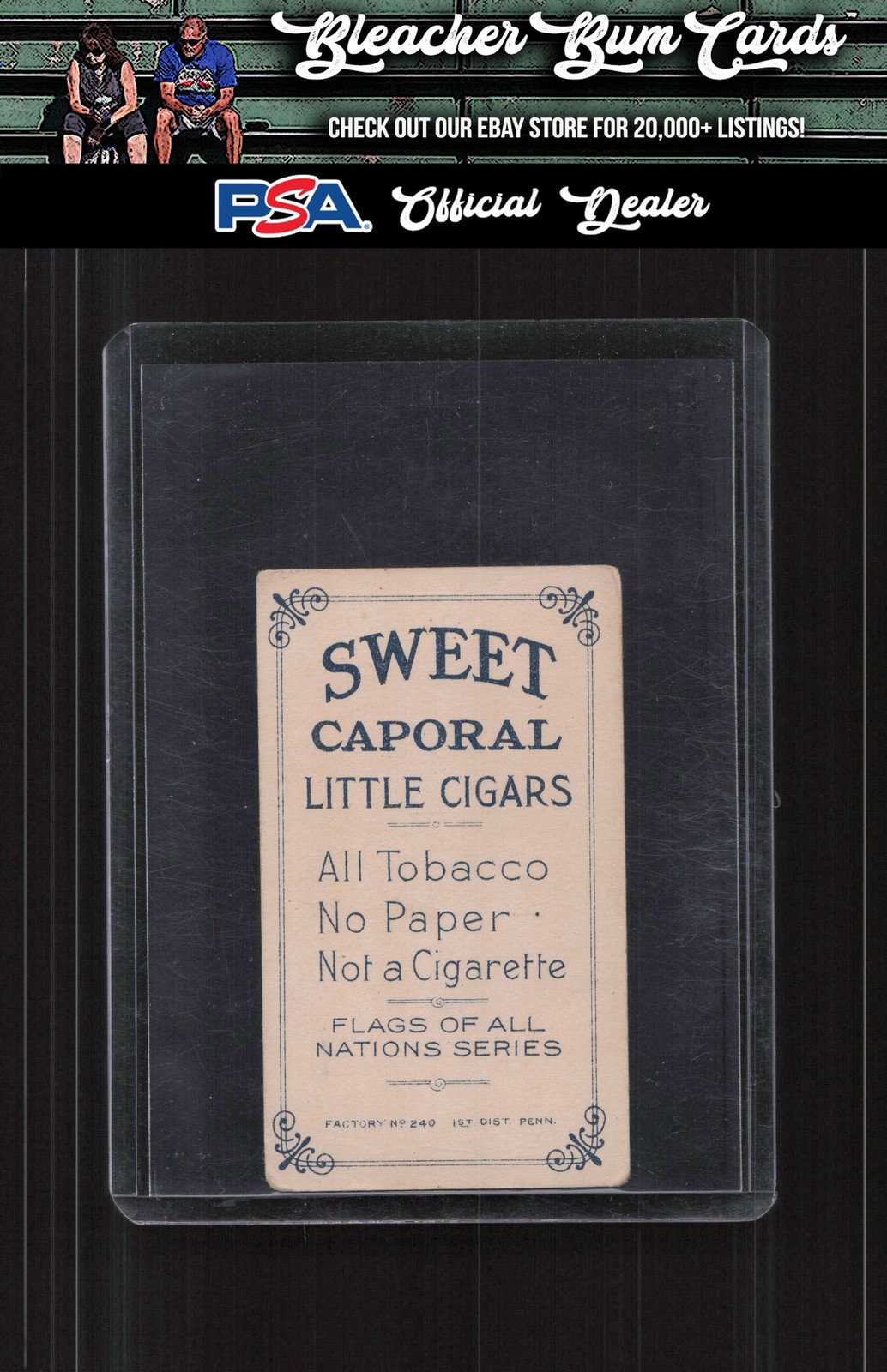 1910-11 Flags of All Nations (T59) Sweet Caporal Guatemala EX