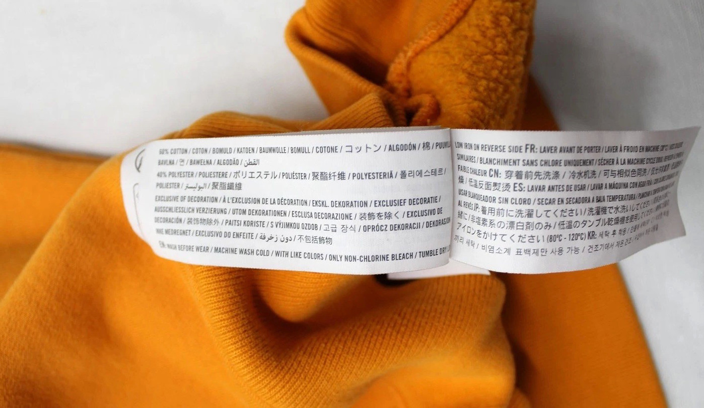 McLaren Hoodie Sweatshirt Mens Medium Orange Formula 1 Team Racing Hollister