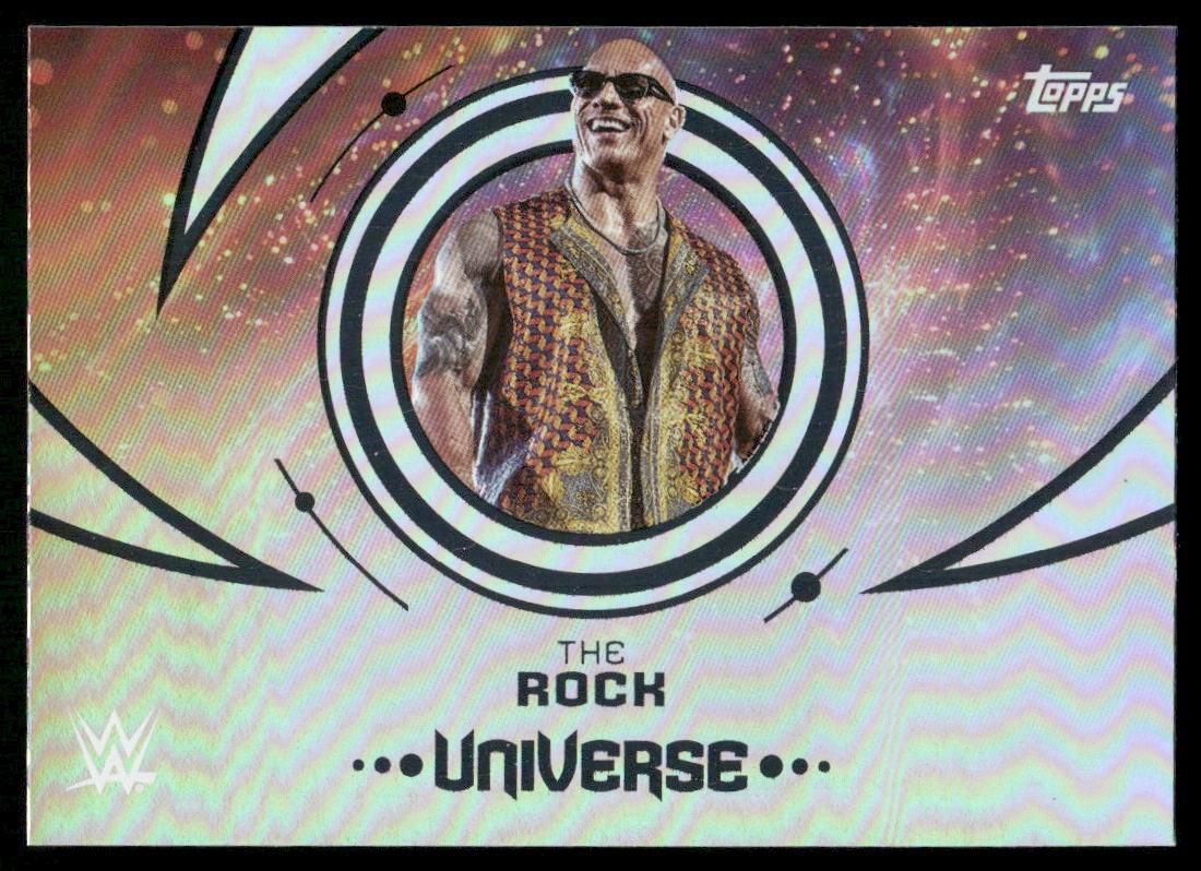2025 Topps WWE Universe #154 The Rock wrestling card