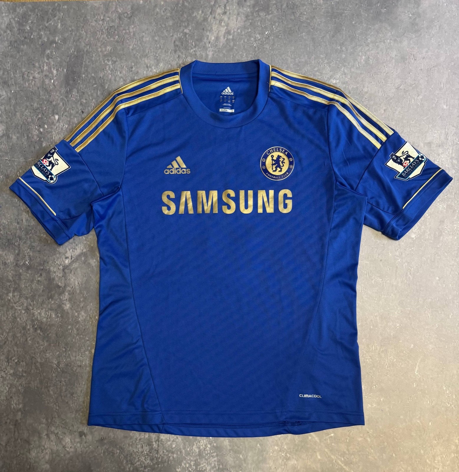 Chelsea 2012/13 Home Shirt Lampard #8 Adidas Climacool Jersey Blue Size L EPL Sa