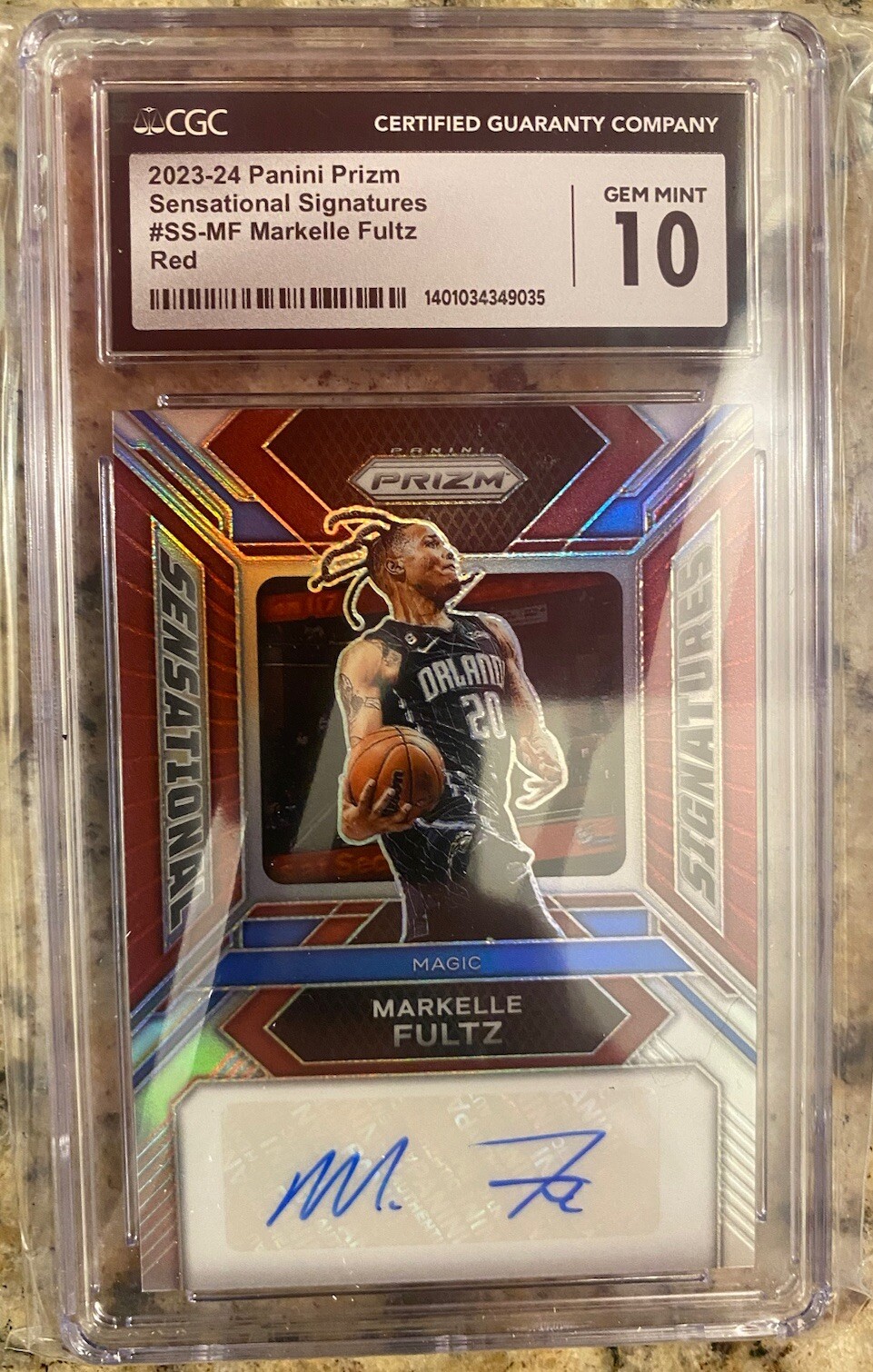2023-2024 Panini Prizm Sensational Signatures SS-MF Markelle Fultz