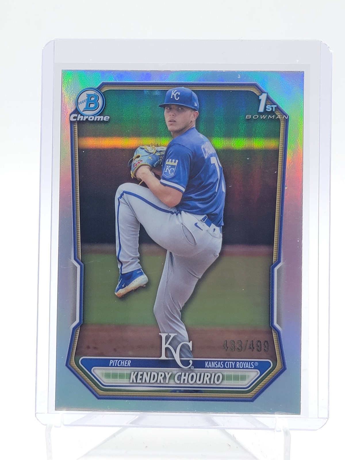 KENDRY CHOURIO 2026 BOWMAN CHROME REFRACTOR 1ST ROOKIE /499 #BCP-7