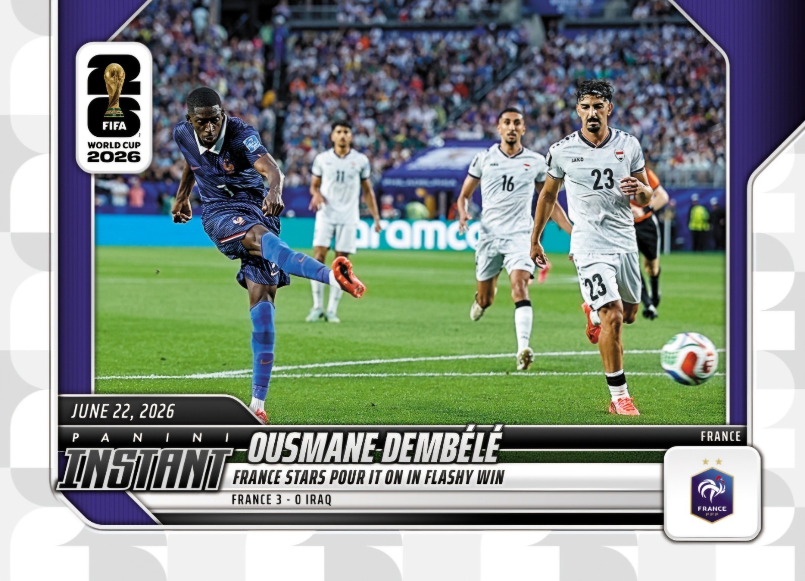 Ousmane Dembele 2026 Panini Instant FIFA World Cup #92 France Presale