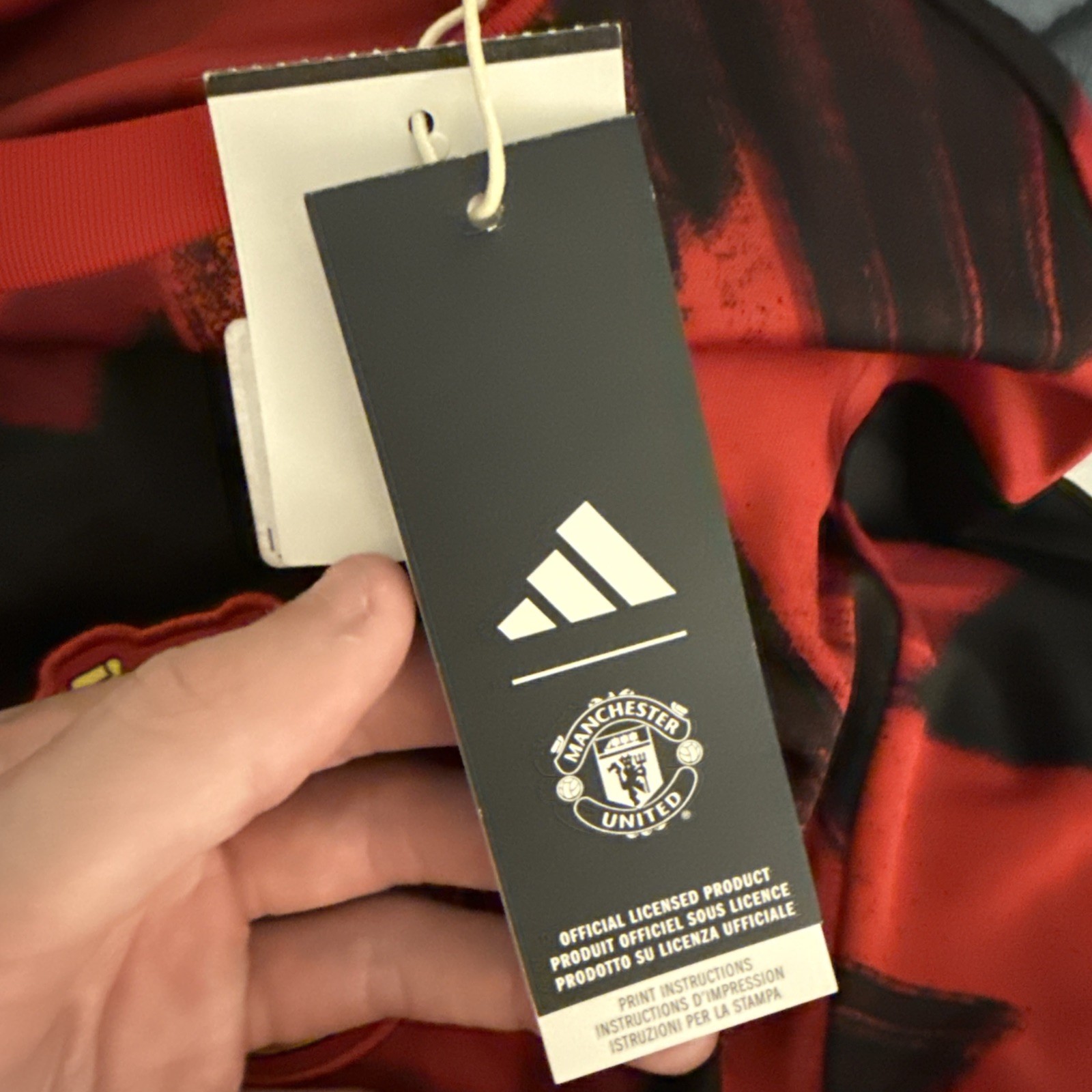 XL adidas 2025-26 Manchester United x Men’s Pre-Match Soccer Jersey NWT