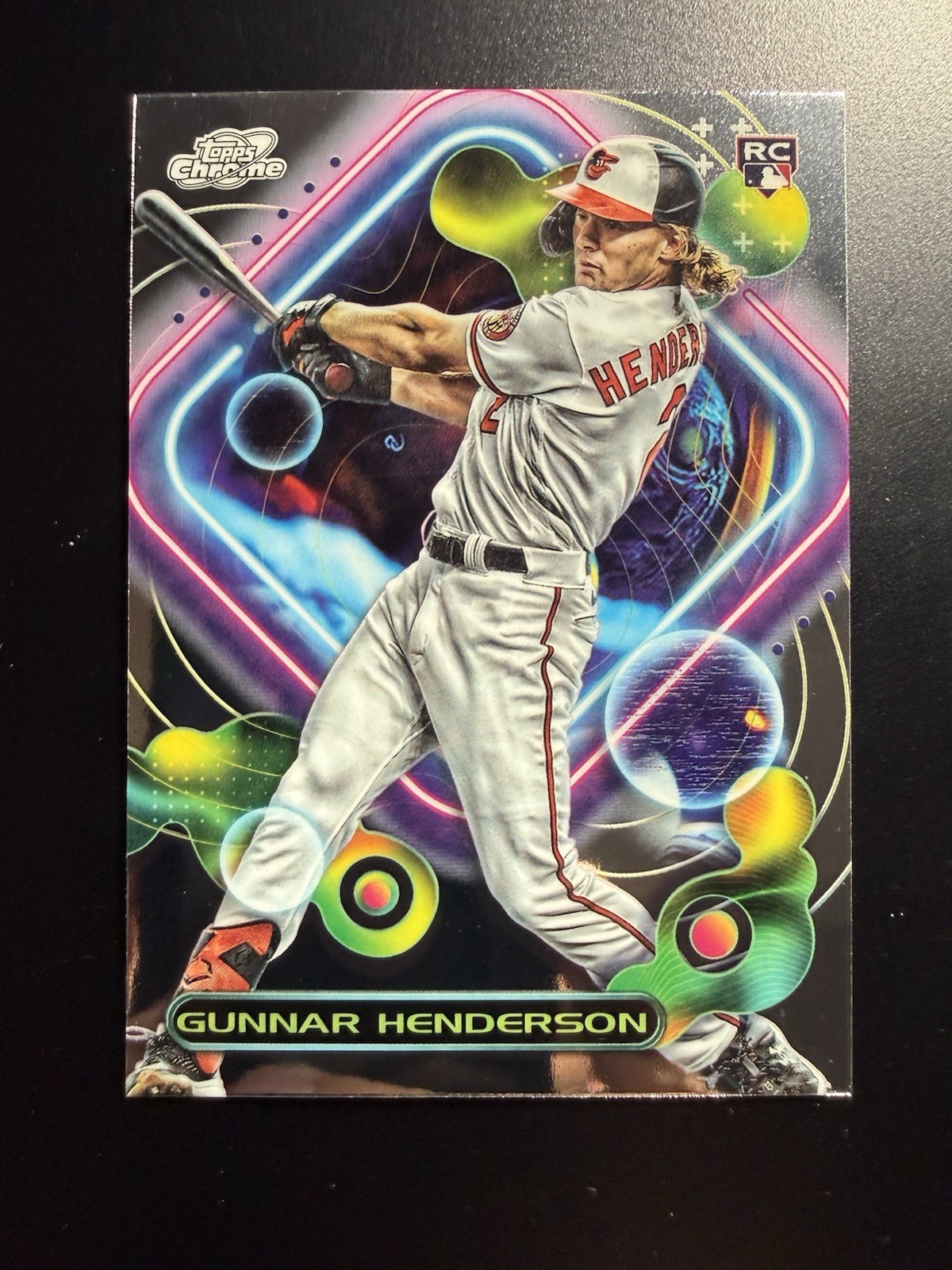 Gunnar Henderson 2023 Topps Cosmic Chrome Rookie Card Baltimore Orioles