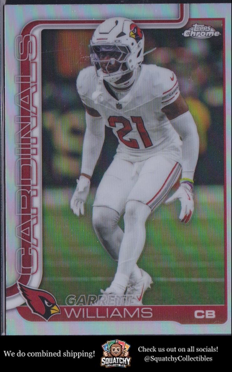 2025 Topps Chrome #6 Garrett Williams Refractor