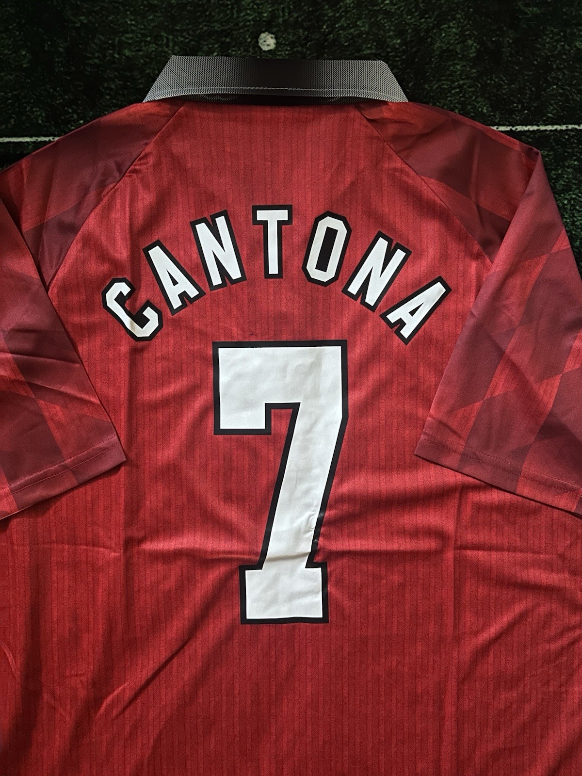Eric Cantona Manchester United 96/97 Retro Umbro Soccer Jersey Player Fit XL #7