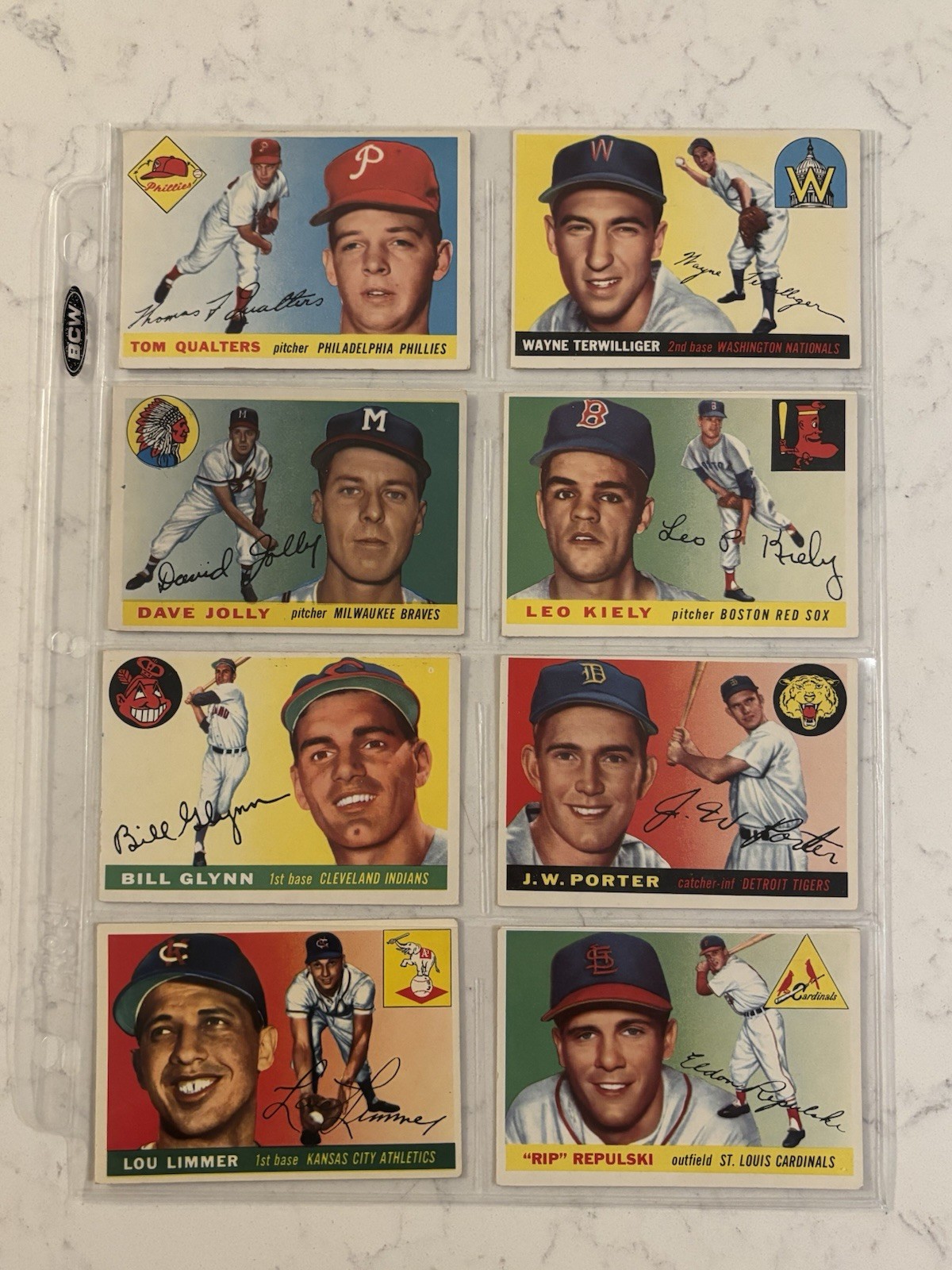 1955 TOPPS BASEBALL CARDS YOU PICK #3 TO 149 !!!