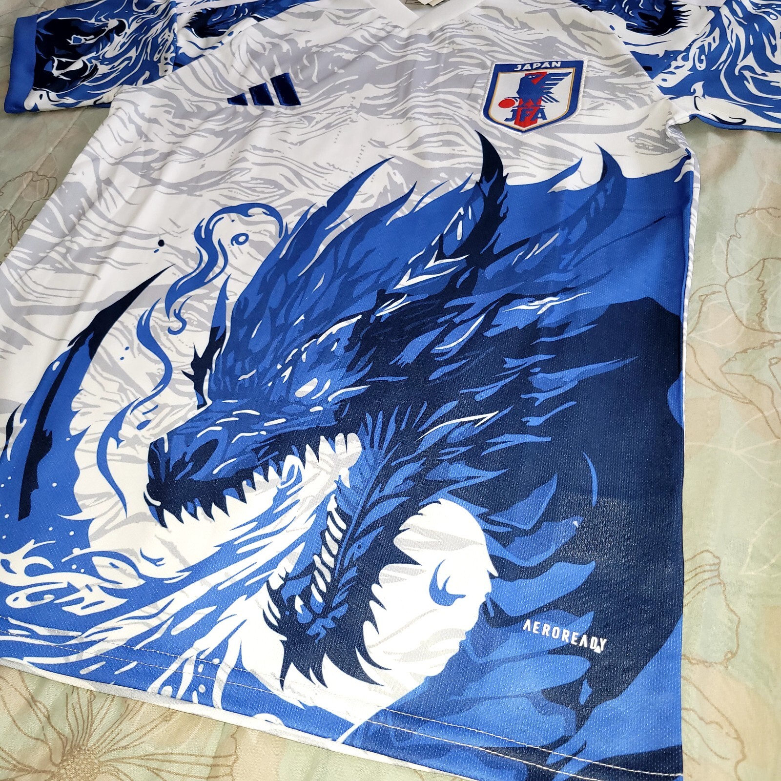 Japan Soccer Jersey Special Blue Dragon Concept Edition S,M,L,XL,XXL