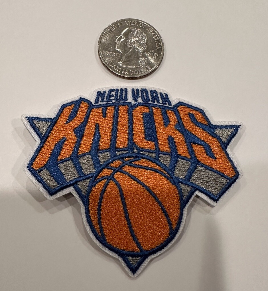NEW YORK KNICKS VINTAGE STYLE EMBROIDERED IRON ON PATCH. 3”x 2.5” AWESOME!!