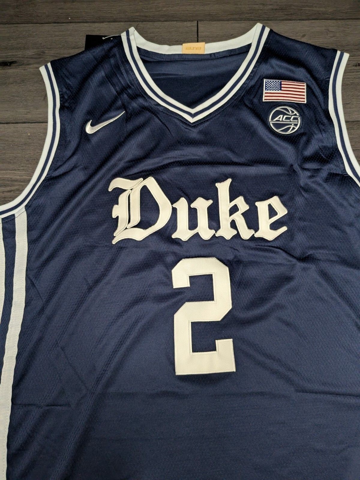 Cooper Flagg #2 Duke Blue Devils Dark Blue Stitched Jersey Men’s Small
