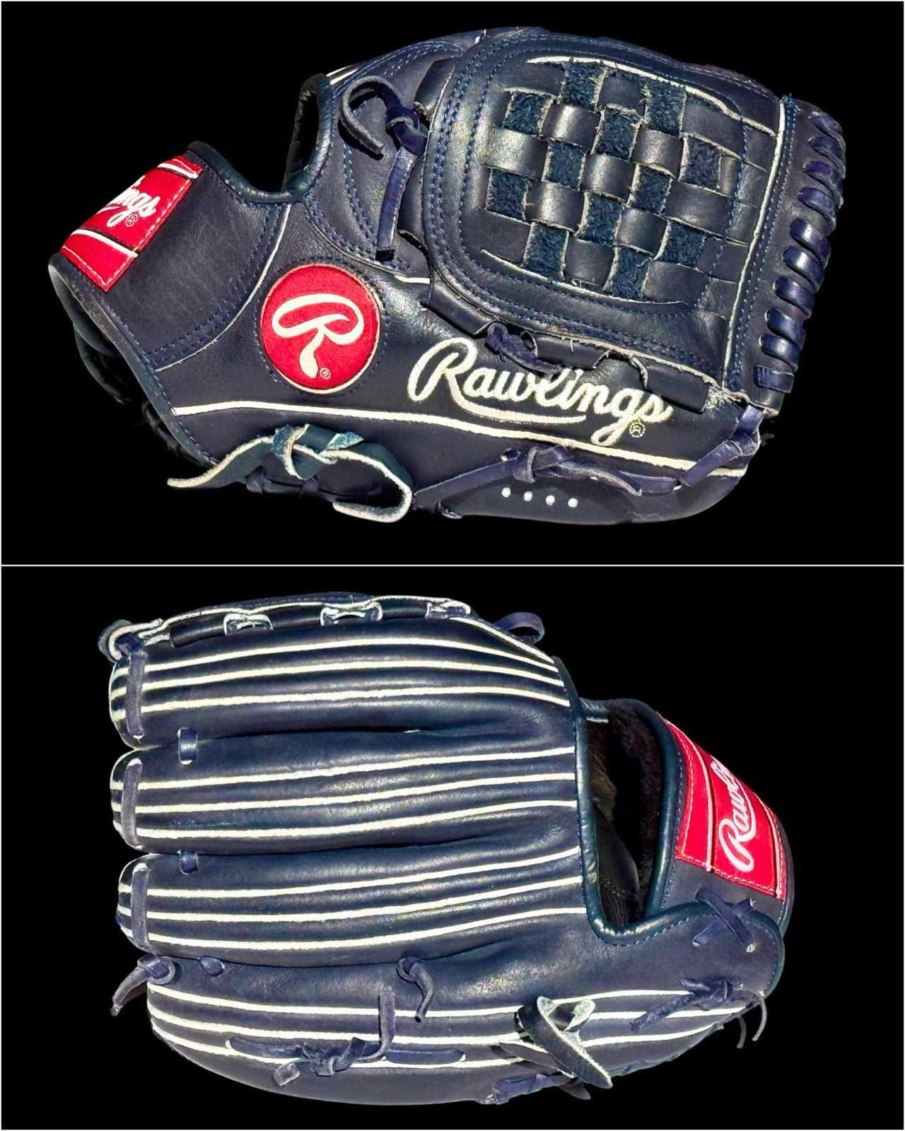 1999 RAWLINGS NYY DEREK JETER NAVY BLUE HEART OF THE HIDE 11.5″ PRO-DJ2 GLOVE