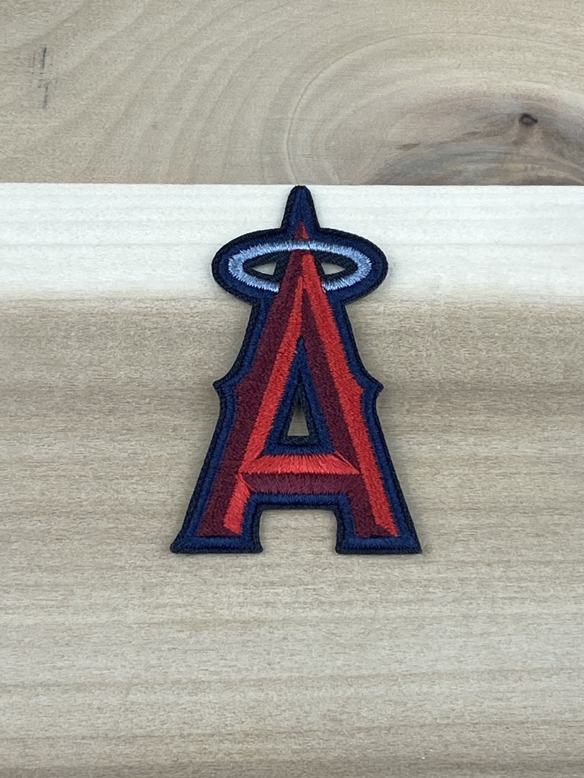 Anaheim Angels Baseball Embroidered Set Of 2 Patches 3”x3”