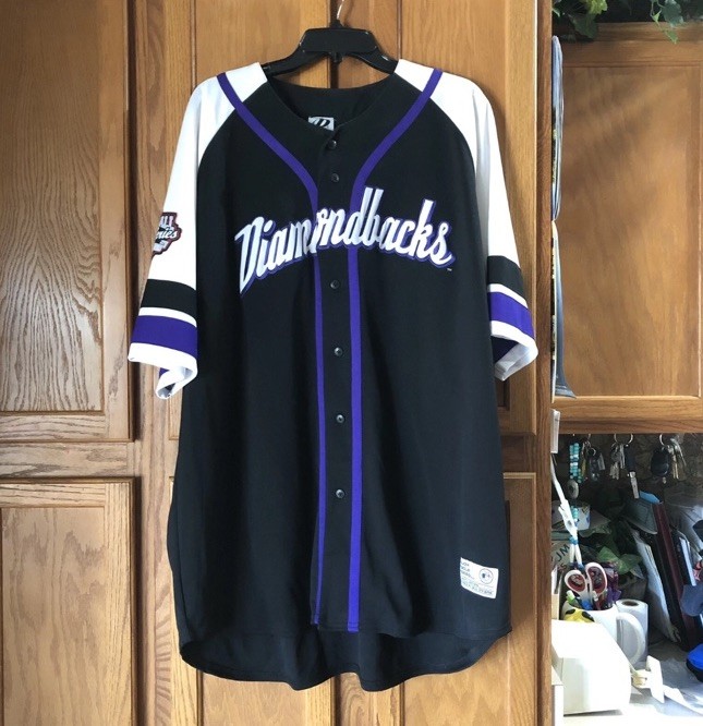 Arizona Diamondbacks MLB Jersey Men’s 2XL Button Front Short Sleeve
