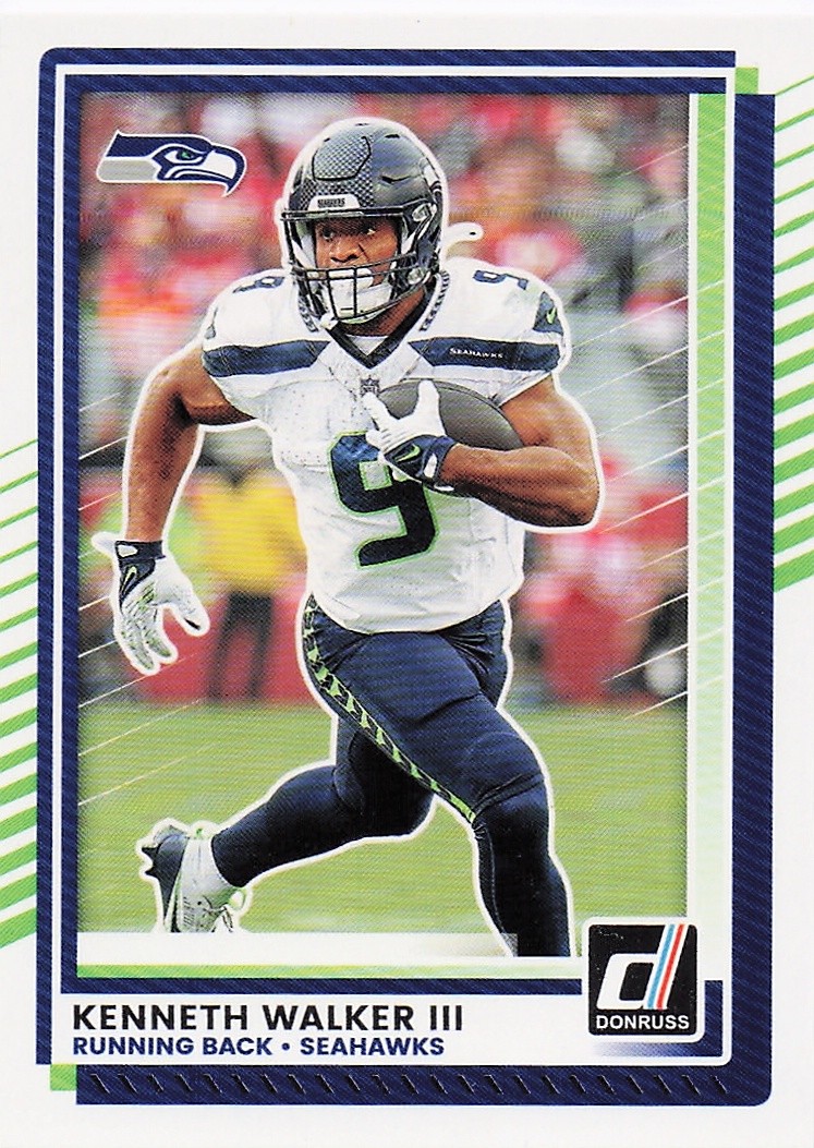 2025 Panini America, Inc. DONRUSS FOOTBALL KENNETH WALKER III #187 SEAHAWKS