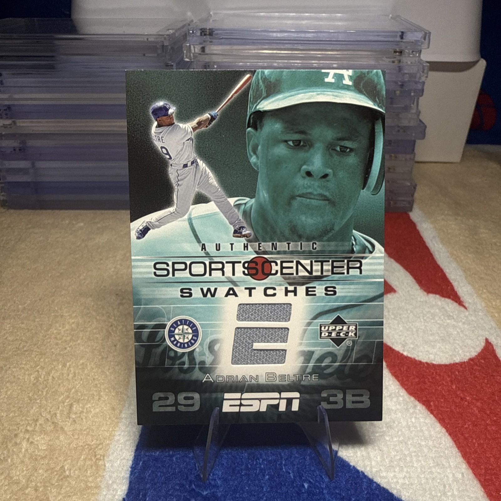 2005 Upper Deck ESPN – Sportscenter Swatches Adrian Beltre #GU-AB (MEM)