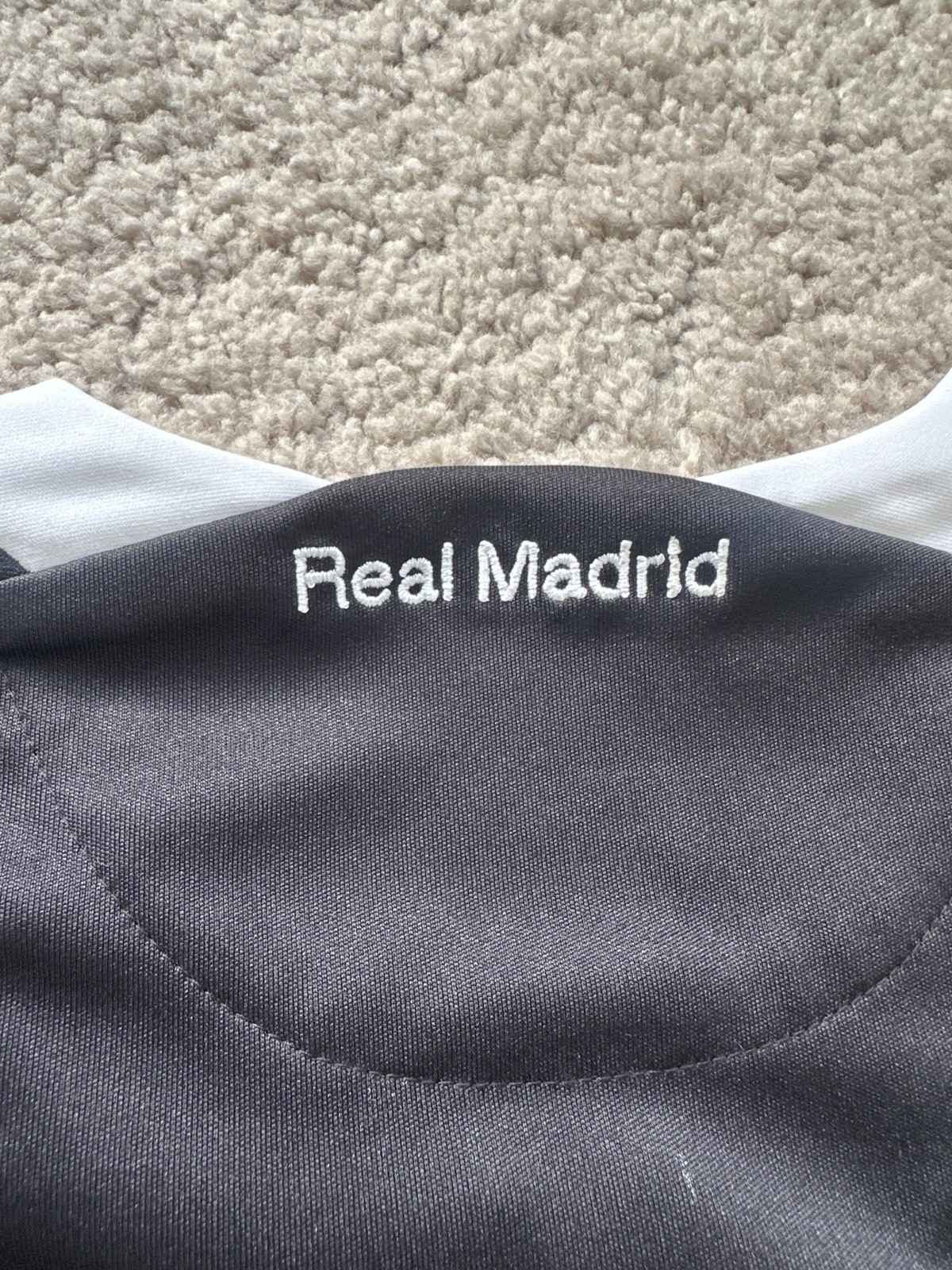 READ NWT Rare Vintage Adidas Real Madrid 2008/09 3rd CL Black Jersey Men’s M