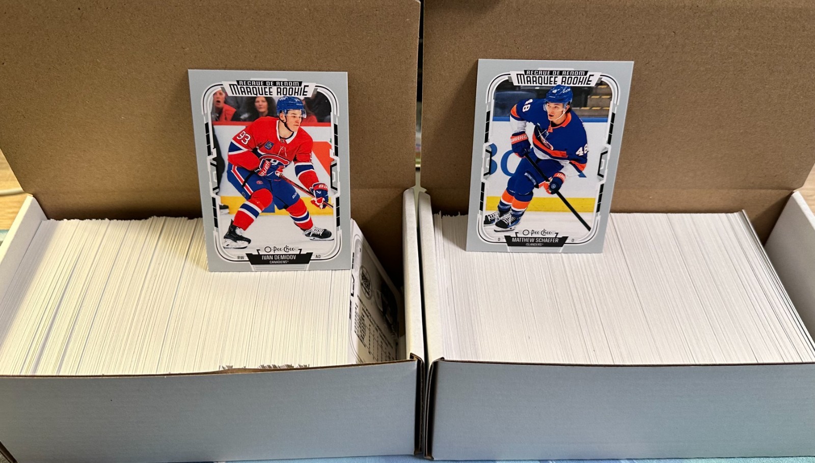 2025-26 OPC O-PEE-CHEE HOCKEY COMPLETE BASE SET-ALL RC/SPs-#1-600-NOT SEALED BOX