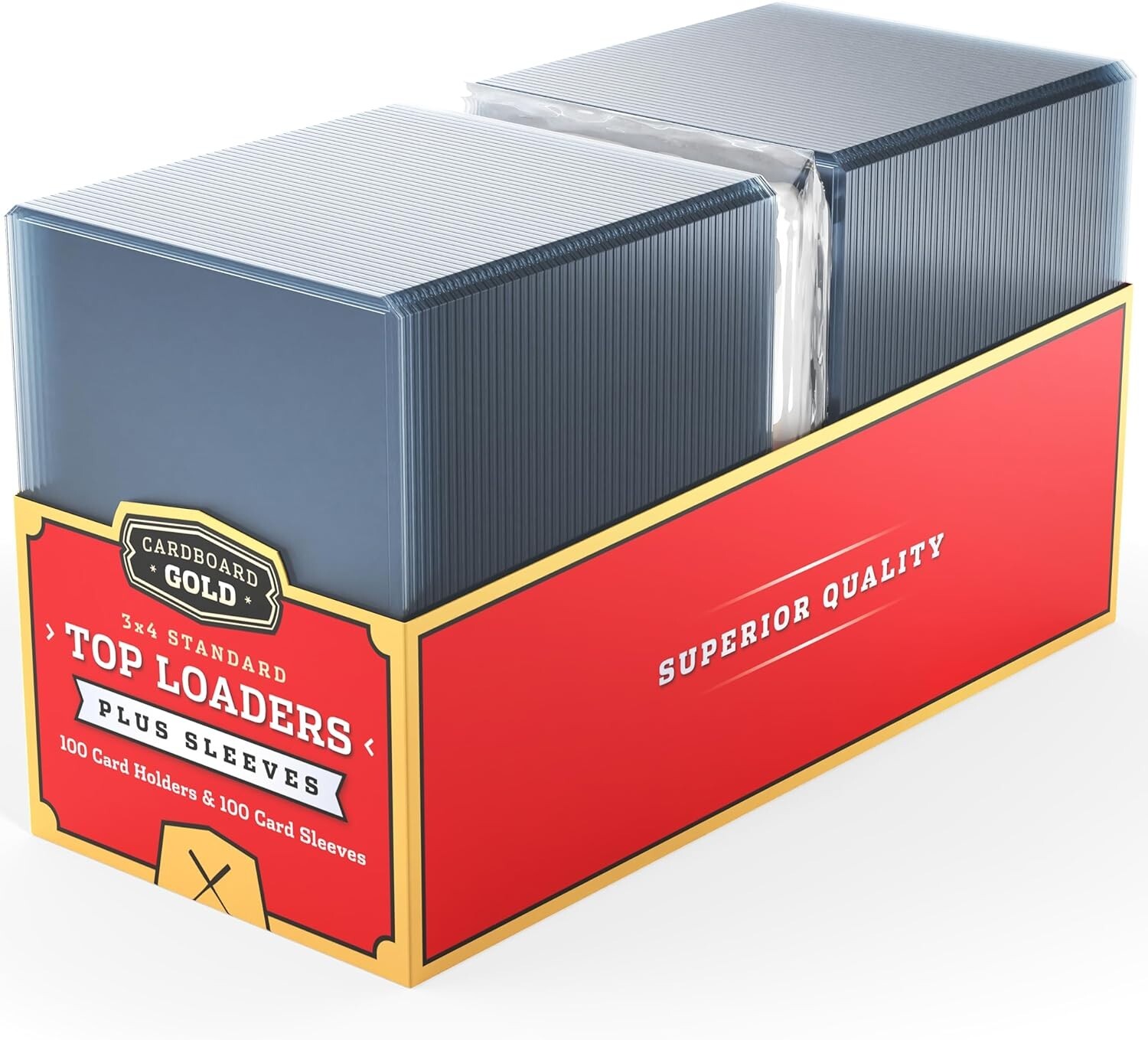 1000 Pro 3×4 Sports Card Regular Toploaders Bulk Case New Top Loaders + Sleeves