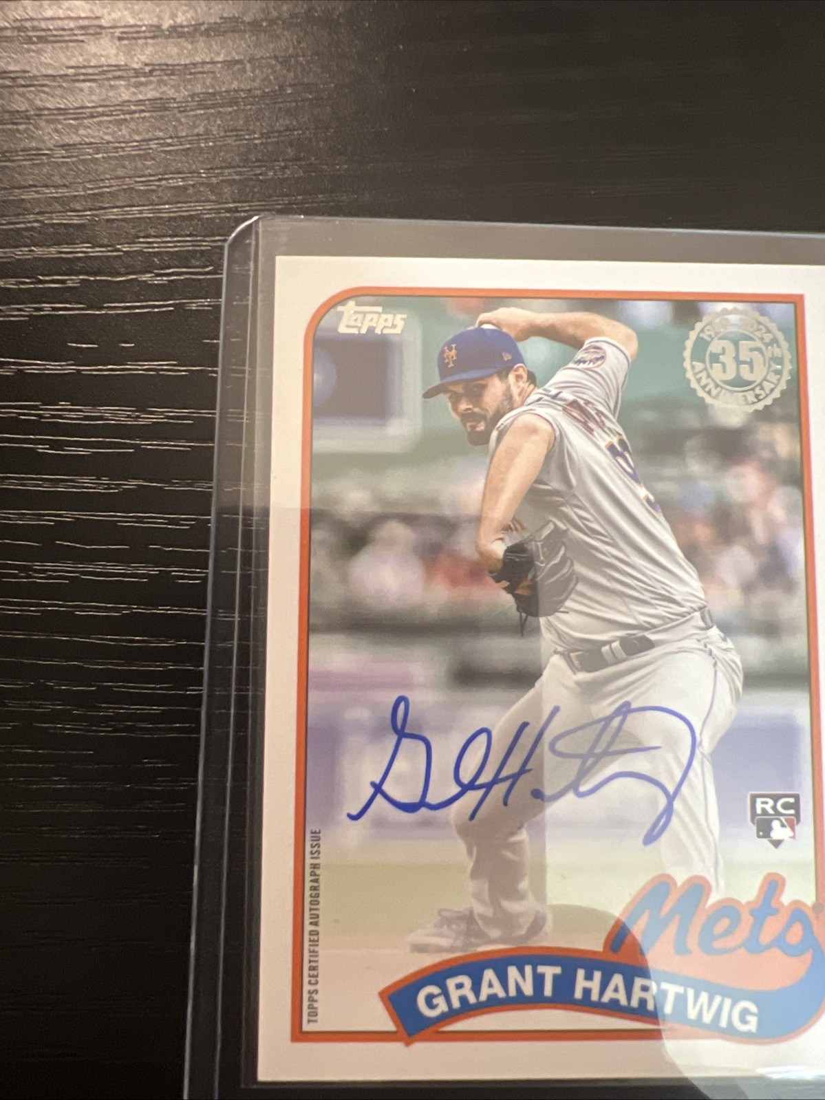 2024 Topps Update Series – 1989 Topps Baseball Autographs Grant Hartwig…