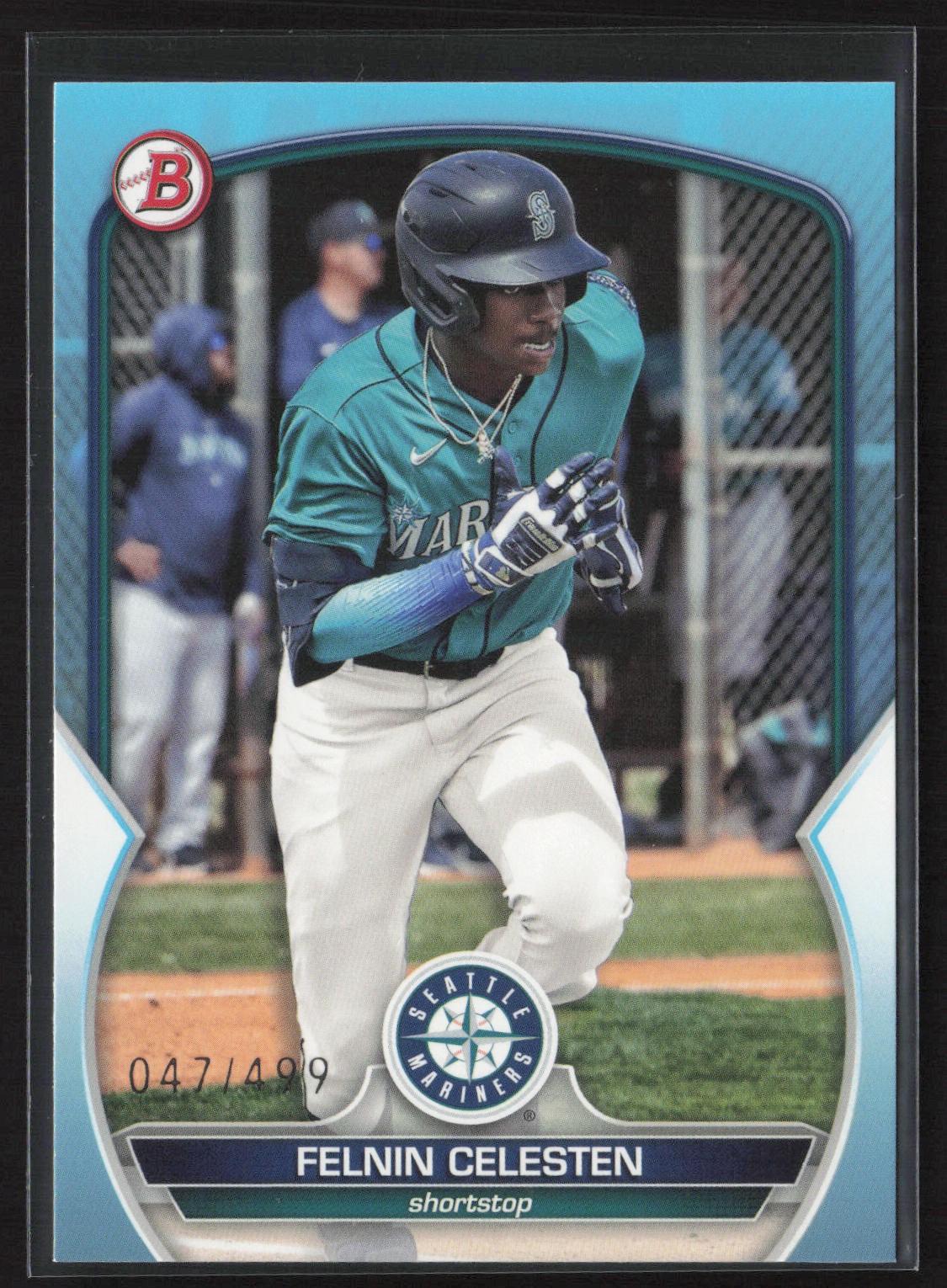 2023 Bowman Draft #BD-178 Felnin Celesten Sky Blue #/499